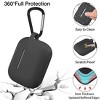 BONGEEK AirPods Pro Case Cover,Soft Silicone Protective Cases Cover Skin for Apple AirPod Pro 2 Charging Case Keychain Front LED Visible,Black - 4 of 4