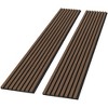 0.83 in. x 7.87 ft. x 1 ft. Slat Wood Sound Absorbing Decorative Wall Paneling 2-Pack - 2 of 4