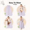 2-Pack Snooze Baby Sleep Sacks, Organic Cotton Wearable Blanket, Soft  Toddler Sleeping Bag, Smooth Zipper - 3 of 4