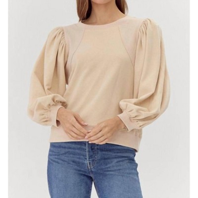 Women's Long Puff Sleeve Blouse - Jodifl