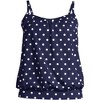 Lands' End Women's Blouson Tummy Hiding Tankini Top Swimsuit Adjustable Straps - 3 of 4