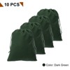 Unique Bargains Velvet Reusable Soft Jewelry Headphone Candy Drawstring Gift Bags 10 Pcs - 3 of 4