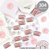 Big Dot of Happiness Bride Squad - Rose Gold Bridal Shower or Bachelorette Party Candy Favor Sticker Kit - 304 Pieces - 2 of 4