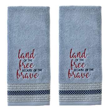 2pc Because Of The Brave Hand Towel Set - SKL Home
