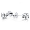 Pompeii3 7/8ct Diamond Studs 14K White Gold - 3 of 4