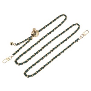 Unique Bargains PU Leather Handbag DIY Accessories Iron Flat Purse Chain Strap - 1 of 3