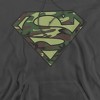 Superman Camo Logo Adult Pull-Over Hoodie - 2 of 4