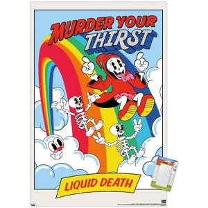 Trends International Liquid Death - Reaping Rainbow Unframed Wall Poster Prints - 1 of 4