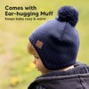 KeaBabies Muff Baby Beanie, Baby Hat for Baby Boys, Girls, Winter Hats for Kids, Newborn, Infant, Toddler 0-36 months - 2 of 4