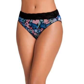 Jockey Women's Tactel Lace Hip Brief with No Panty Line Promise