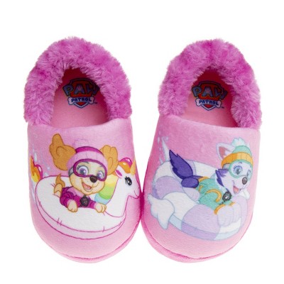 Nickelodeon Paw Patrol Everest And Skye Girls Dual Sizes Slippers