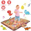iMountek"Electronic Dance Mat for Kids with 6 Modes, Built-in Music & Adjustable Volume – Fun Gift for 3+"Pink&Brown - 3 of 4
