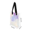 Unique Bargains Holographic Ribbon Handle Gift Bag Multicolor 1Pc - 3 of 4