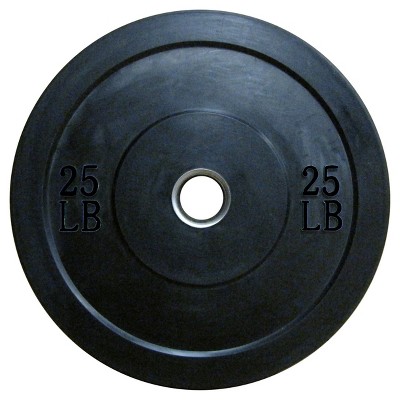 Lifeline Olympic Rubber Bumper Plate 25lbs