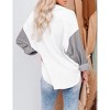 Womens Corduroy Shirt Long Sleeve Oversized Button Up V Neck Blouses Tops Loose Shacket Jacket - 4 of 4
