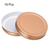 Unique Bargains Wide Mouth Leakproof Reusable Kitchen Mason Jar Lids 16 Pcs - 3 of 4
