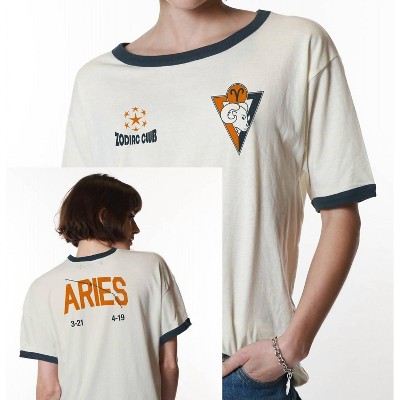 Women's Zodiac Ringer Tee - Girl Dangerous