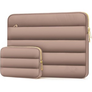Hachikiko 13-14 Inch Laptop Sleeve, Puffy Protective Case for MacBook Air 13 13.6 (M3/M2/M1) | MacBook Pro 13 14 (M4/M3/M2) | HP Dell Surface - 1 of 4