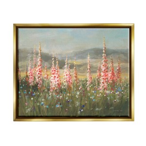 Stupell Industries Flower Blossoms Vast Rural Meadow Framed Canvas - 1 of 3