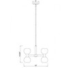Z-Lite Artemis 6 - Light Chandelier in  Matte Black - 2 of 4