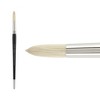 Creative Mark Pro Stroke Premium White Chungking Hog Bristle Artist Paint Brush - Round  - Natural Bristle Brush w/ Great Control Suitable for Oils, - 2 of 4