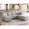 Belffin Modular Sectional Sofa Large Chenille U Shaped Couch with Storage 7 Seat Chaise for Living Room - 2 of 4