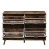 Maliang 4 Door Shoe Rack, Freestanding Modern Shoe Storage Cabinet, for Entryway - 2 of 4