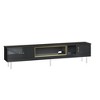 Bestier 80 Inch High Glossy TV Stand with Storage for Televisions up to 85 - image 4 of 4