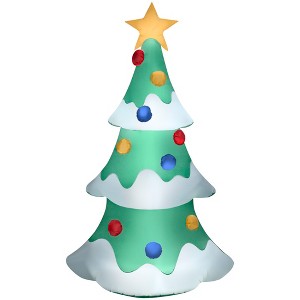 Gemmy Christmas Airblown Inflatable Tree S LG, 9 ft Tall, Multi - 1 of 4