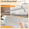 Acekool Shower Faucet Set with Rainfall Head & Handheld, Pressure Balance, - 2 of 4