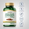 Piping Rock Cinnamon Supplement | Super Cinnamon Complex with Chromium & Biotin 2500mg | 120 Capsules - 3 of 4