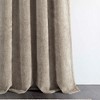 Lush Décor Aspen Luxury Velvet Chenille Window Curtain Panel Neutral Single 52x84 - 4 of 4