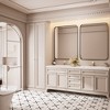 Rectangular Framed Tempered Glass Wall-Mounted Bathroom Vanity Mirror - 4 of 4