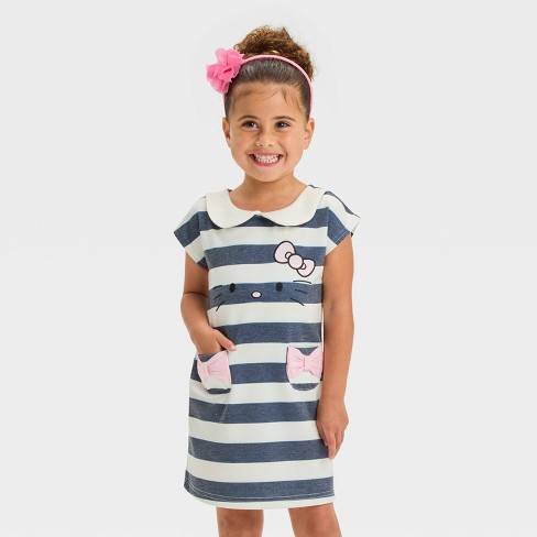 Toddler Girls Hello Kitty Dress Blue Target