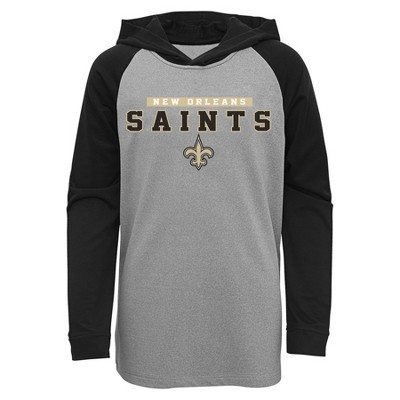 NFL New Orleans Saints Boys' Long Sleeve Lightweight Hoodie - XS