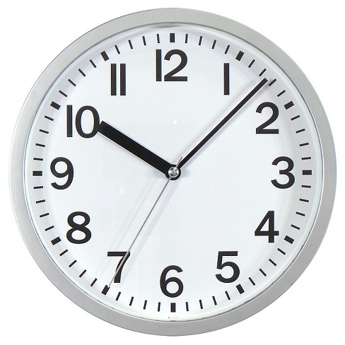 Symple Stuff Kerry 11 Second Hand Wall Clock Wall Clock Clock Metal Wall Clock