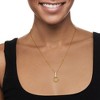 Ross-Simons 0.25 ct. t.w. Diamond Mesh Circle Pendant Necklace in 18kt 2-Tone Gold Size 18 - 3 of 4