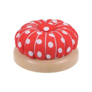 Unique Bargains Magnetic Wooden Base Crafts Sewing Needle Pin Cushions - 1 of 4