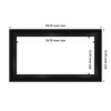 Amanti Art 16"x28" Grand Black Narrow Framed Magnetic Dry Erase Board - 4 of 4