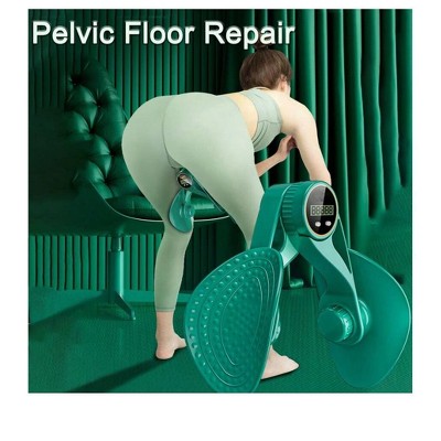 Hachikiko Inner Thigh Exerciser with LED Rep Counter & Resistance Band - Pelvic Floor/Postpartum Recovery Home Gym Equipment