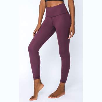 90 Degree By Reflex Womens Interlink High Waist Ankle Legging With Back  Curved Yoke - Port Royale, Small : Target