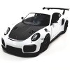 KiNSMART - 2010 Porsche 911 GT2 RS 1:36 Scale 5" Die Cast Metal Model Toy Sports Car Toy (White) - 2 of 4