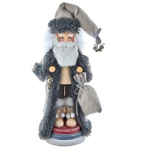 Kurt Adler 18-Inch Hollywood White and Gray Santa Nutcracker - 1 of 4