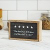VIP Wood 8 in. Black Chef is Cute Novelty Kitchen Sign - 2 of 4