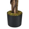 Tangkula 4Ft Artificial Ficus Tree Fake Greenery Plant Home Office Decoration - 2 of 4