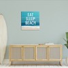 Stupell Industries Eat Sleep Beach Painting, 30" x 30" - 2 of 4