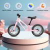 Toddler Balance Bike, No Pedal Sport Bike for 3-5 Year Olds, 12" Inflated Tire, for Boys and Girls with Inseam 16" - 21" - 4 of 4