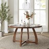 Nicola 54" Mid-century Modern Solid Wood Round Dining Table|HULALA HOME - 2 of 4