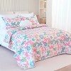 Colorful Butterfly Pattern 3-Piece Comforter Set, King Size – Includes 1 Soft Lightweight Comforter and 2 Matching Pillowcases - 2 of 4