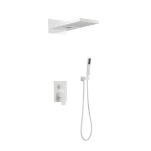 PAGED Triple Function Shower System Hand Held Shower Head with Self-contained Concealed Spout for Bathroom, Restroom - 1 of 4